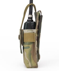 Warrior Quest Adjustable 1000D Nylon Short Radio Pouch – Molle Radio Pouch Tactical Radio Holster … Multicam Camo 15 61w71BDLpfL
