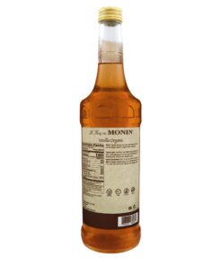 Monin - Organic Vanilla Syrup, Naturally Smooth Sweetness, Great for Coffee, Shakes, and Cocktails, Gluten-Free, Non-GMO (750 ml) 18 61w96RFSvL