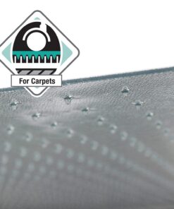 Cleartex Floortex Ultimat 60 x 118-inch Rectangular Chair Mat for Carpets, Polycarbonate (FR1115030023ER) 118" X 60" XXL Rectangular 16 61w9VdvATUL