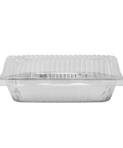 (35 Pack) 8” x 8” Square Baking Cake Pans with Plastic Dome Lids | Heavy Duty l Disposable Aluminum Foil Tins l Portable Food Containers l Perfect for Roasting Oven Toaster Cooking 35 27 61w9frWTaBL