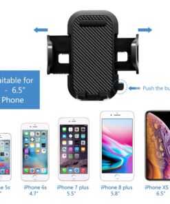 Alternative view of SONKIR Car Phone Mount, Dashboard & Windshield Cell Phone Holder Stand with One-Touch Design 360° Rotation for All Smartphones