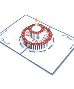 Lovepop Birthday Cake Blue 3D Pop-Up Greeting Card 5 61wAV7NcEBL