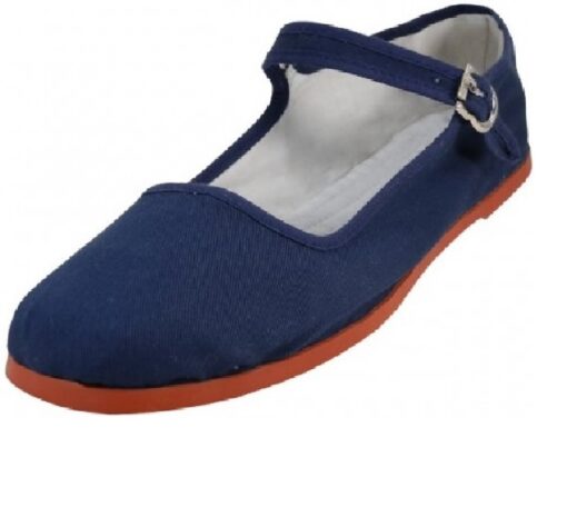 Shoes 18 Womens Cotton China Doll Mary Jane Shoes Ballerina Ballet Flats Shoes 6 114 Navy Canvas