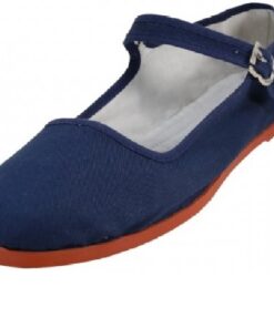 Shoes 18 Womens Cotton China Doll Mary Jane Shoes Ballerina Ballet Flats Shoes 10 114 Navy Canvas