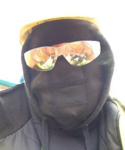 Ergodyne - 6823 Black Wind-Proof Hinged Balaclava Face Mask (16823) 59 61wBBUfsR0L