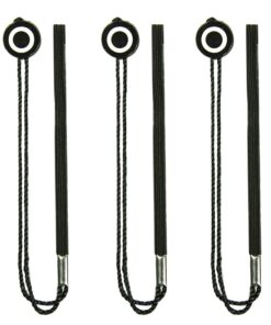 Alternative view of Foto&Tech Camera Lens Cap Keeper Holder with Elastic String Anti-Loss. Compatible with Canon, Nikon, Sony, Panasonic, Fujifilm, Pentax, Sigma DSLR SLR Evil Mirrorless Cameras Video Cameras (3 Pack) 3 Pack Black