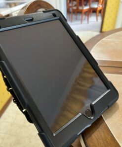 SEYMAC iPad 6th/5th Generation Case 9.7 Inch, Heavy Duty Protective Shockproof Case with Screen Protector, 360° Rotating Stand/Handle/Shoulder Strap for iPad 6th/ 5th Gen/Air 2/ Pro 9.7, Black 9.7 inch - For iPad 6th/5th Gen 37 61wBwOczu2L