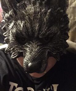 Himine Gray Wolf's Head Mask for Halloween Christmas Party Stage performances and other festivals 31 61wCWhDlZeL 1