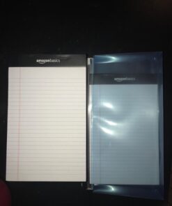 Amazon Basics Narrow Ruled Lined Writing Note Pad, 5 inch x 8 inch, White, 12 Count (12 Pack of 50 pages) 5-Inch by 8-Inch 42 61wGEfwbF1L