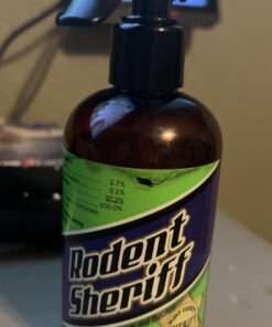 Rodent Sheriff Repellent Spray | Ultra-Pure Peppermint Oil Pest Control | Repels Mice, Racoons, Ants, and More 2 24 61wGH4UfYqL