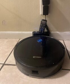 Coredy R550 Ultra Robot Vacuum and Mop Combo, 2200Pa Strong Suction, 2.76 Inch Thin, 120 Mins Runtime, Upgraded Smart Sensor Protection, Super Quite, Self-Charging Robotic Vacuum for Hard Floors, Tile 43 61wGlzLWeTL
