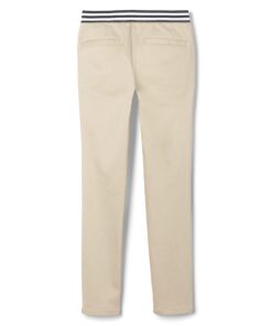 French Toast Girls Pull On Skinny Fit Stretch Pants with Elastic Waist and Pockets, School Uniform for Kids 7 Khaki 10 61wHTCIDCfS