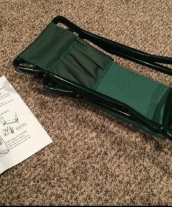 Ohuhu Garden Kneeler and Seat, Heavy Duty Garden Stool with EVA Foam Kneeling Pad, Foldable Gardening Bench with 2 Tool Pouches, 2-in-1 Portable Gardening Supplies, Idea Gifts for Women Men Seniors 53 61wHe509ACL