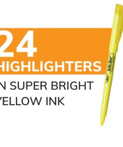 Alternative view of BIC Brite Liner Highlighters, Chisel Tip, 24-Count Pack of Yellow Highlighters, Ideal Highlighter Set for Organizing and Coloring 1 Count (Pack of 24)