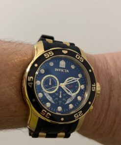 Invicta Men's Pro Diver Stainless Steel Quartz Watch 48mm Black 42 61wJFcTeTGL