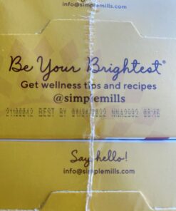 Simple Mills Almond Flour Crunchy Cookies, Chocolate Chip - Gluten Free, Vegan, Healthy Snacks, Made with Organic Coconut Oil, 5.5 oz (Pack of 3) 5.5 Ounce (Pack of 3) 24 61wK12tKiXL