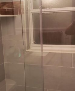 Squeegee for Shower Door, Car Windshield, and Glass Window - 2 Extra Silicone Replacement Blades - Foam Handle - Black 23 61wKZOxZgWL