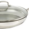 Cuisinart 12 Inch Skillet with Glass Cover, Chef's Classic Collection, 722-30G 12 61wLD JTqEL