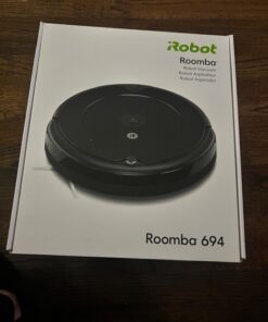 iRobot Roomba 694 Robot Vacuum-Wi-Fi Connectivity, Personalized Cleaning Recommendations, Works with Alexa, Good for Pet Hair, Carpets, Hard Floors, Self-Charging, Roomba 694 40 61wLdlN7JL