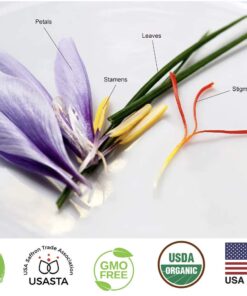 Cyrus Saffron, Organic USA Grown - Superior Saffron Threads All-Red Natural Saffron Spice for your Paella, Risotto 2 Gram 10 61wNAOnrYcL