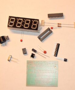 MiOYOOW 4-Digit Digital Clock Kits with PCB, DIY Alarm Clock Soldering Project Kit for Learning Electronics Soldering Practice with English Instructions 1 Pack-4 Digit Clock Kit(0.56 Inch) 74 61wNwczUyNL