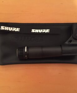 Shure SM57 Dynamic Instrument Mic - Professional Quality and Versatility for Live Performances and Recording - Contoured Frequency Response, Durable, Ideal for Drums, Percussion, Amplifiers (SM57-LC) 40 61wQennOx2L