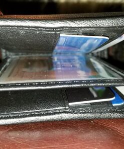 Alpine Swiss Mens RFID Blocking Leather Multi Card High Capacity Bifold Wallet One Size Black 25 61wQg8WdnkL