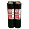 PofA Plastic Stretch Wrap Film Roll, 4 Pack 17” Black 1100 feet 80 Gauge (20 Micron) Industrial Heavy Duty Plastic Shrink Wrap Roll for Packing, Shipping, Pallet, Cling, Furniture, Moving Supplies 4 ROLLS BLACK