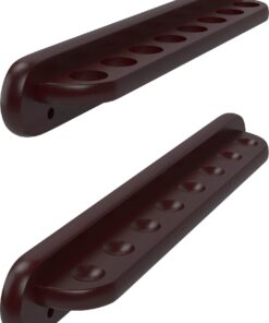 Viper 2-Piece Traditional Wall Mounted Solid Oak Billiard/Pool Cue Rack, Holds 8 Cues Mahogany 17 61wSPJ3yEyL