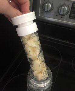 Infusion Fruit Infuser Water Bottle - BPA Free Insulated Water Bottle, Reusable Water Bottle with Fruit Infuser, Easy-to-Clean Gym Accessories for Women, Sports Water Bottle, Savvy Outdoors Black 24 oz 27 61wSVG3oZSL