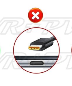 PWR+ Standard Power Cable for Lenovo 0B47046 0B47048 Tip Adapter Connector Converter for Lenovo Thinkpad Round 7.7mm to Slim Square Yoga Ideapad Dongle: ADLX45NCC2A ADLX45NLC3A Laptop AC Charger 10 61wTBVqfqoL