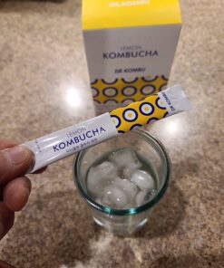 KOMBUCHA Lemon Kombucha Tea, 30 sticks x 5 grams, Zero Sugar, Sparkling Fermented Powdered Mix, Live Probiotics & Prebiotics, Healthy Drinks, Product of Korea 61 61wTDXrAnAL