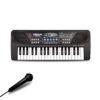 Piano Keyboard for Kids, EOOLEOW 37 Keys Portable Electronic Piano for kids with Microphone - Music Keyboard Piano Toys for 3 4 5 6 7 8 9 Year Old Boys and Girls (Black) Black 8 61wUAfsabbL