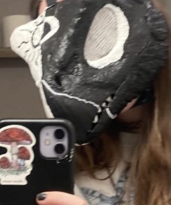 Mattel Jurassic World Dominion Therizinosaurus Dinosaur Mask, Movie-Inspired Role Play Toy with Opening Jaw & Realistic Design Slasher Dino Mask 24 61wUflWASkL