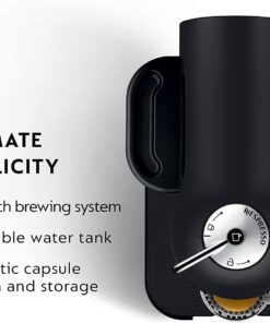 Nespresso Vertuo Coffee and Espresso Machine by Breville, 5 Cups, Matte Black, 19.25 x 11 x 15.25 in 15 61wXN54dNWL 1