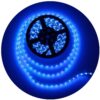 ALITOVE 16.4ft 5050 Blue LED Flexible Strip Ribbon Light Black PCB DC 12V 5M 300 LEDs Waterproof IP65 for Home Garden Commercial Area Lighting, Without Power Supply SMD Style-NO Power