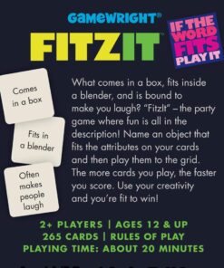 Alternative view of Gamewright Fitz it