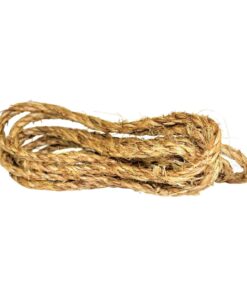 SGT KNOTS Twisted Manila Rope - Natural 3 Strand Fiber Hemp Rope for Indoor and Outdoor Use | Multipurpose Manila Rope for Crafts, DIY Projects, Home Decorating, Climbing | 1/4 in x 10ft 12 61wZgGw9DoL