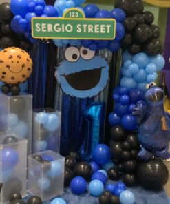 Cookie Monsters Happy 1st Birthday Balloon Decorations and Party Supplies 26 61wavnpHlpL