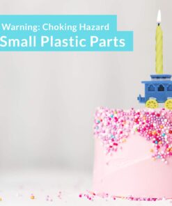 Oasis Supply Colorful Birthday Party Train Candle Holder For Cake Decorations, 7” x 3”, 5 Candles Included 24 61wb5w0mKKL