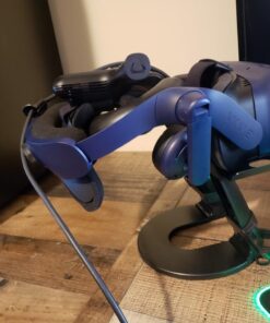 AMVR VR Stand,VR Headset Display Holder for HTC Vive Headset or HTC Vive Pro Headset and Controllers Black 62 61wdYhenA3L