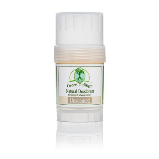 Green Tidings Natural & Unscented Deodorant | 1oz 1 | Pack Vegan, Organic Deodorant for Men and Women, Fragrance Free & Aluminum Free Deodorant, Underarm Antiperspirant 1.00 Ounce (Pack of 1)