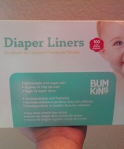 Bumkins Disposable Cloth Fabric Diaper Liner, Biodegradable, Neutral, 100 Count (Pack of 1) 32 61wg9Jd5ttL