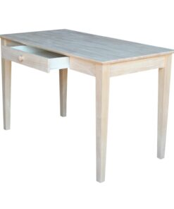 International Concepts Basic Desk with Drawer, Unfinished 47 61wggzXzzL