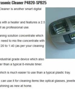 iSonic P4820-WPB Commercial Ultrasonic Cleaner, 2.6Qt/2.5L, White Color, Plastic Basket, 110V 04. P4820-WPB 10 61whF9DbVPL