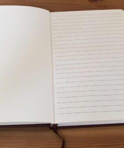 BEECHMORE BOOKS Ruled Journal Notebook - A5 Brown 160 Lined Pages 8.3 x 5.8 inch | Hardcover Leather Daily Journals For Writing - Thick 120gsm Cream Paper | Gifts for Men, Women, Notebooks For Work Chestnut Brown Large (5.75" x 8.25") 45 61wjLg6 IVL