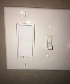 GE Z-Wave Wireless Smart Lighting Control Light Switch, On/Off Paddle, In-Wall, White & Lt. Almond Paddles, Repeater & Range Extender, Zwave Hub Required- Works with SmartThings Wink and Alexa, 12722 Previous Gen. Switch 27 61wl04fpIxL