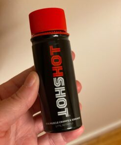 HOTSHOT Sports Shot Muscle Cramp Relief, All Natural Liquid Sports Drink, Scientifically Proven, for Leg and Night Cramps, Proudly NSF Certified for Sport, (Spicy Mango) (1.7 Fl Oz) (Pack of 12) Spicy Mango 1.7 Fl Oz (Pack of 12) 13 61wmPXSsytL