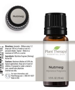 Plant Therapy Nutmeg Essential Oil 10 mL (1/3 oz) 100% Pure, Undiluted, Therapeutic Grade 9 61wmyHZsrvL
