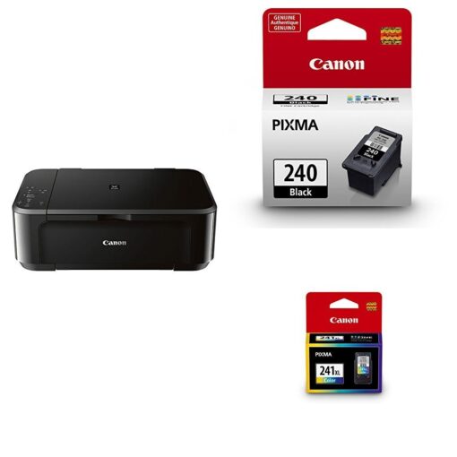 Canon PIXMA MG3620 Wireless All-In-One Color Inkjet Printer + PG-240 Black and CLI-241 Color Inks Printer + Ink Bundle